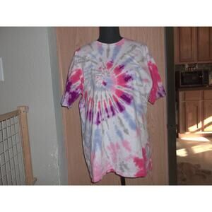 Bright and Colorful Tie Dye Tee T-Shirt NWOT Unisex Size XL
